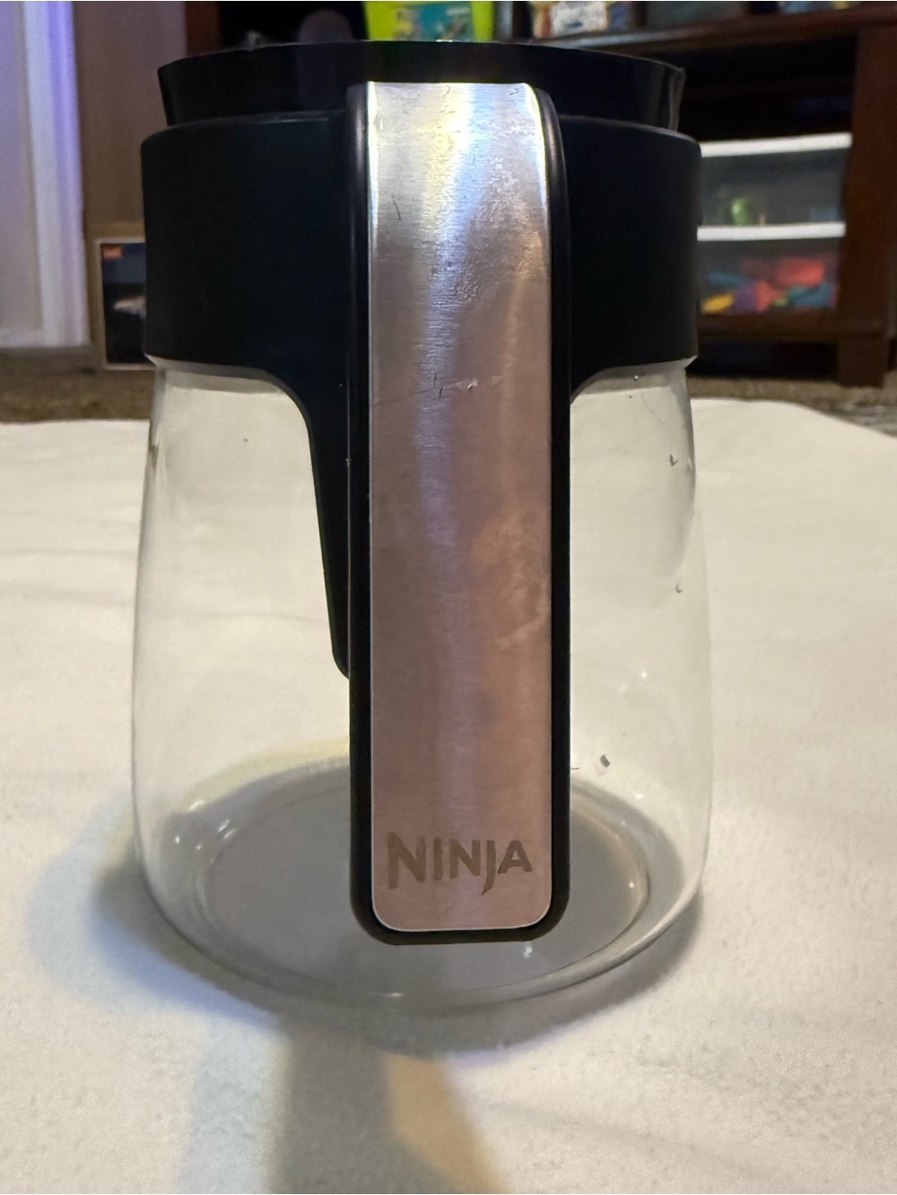 Ninja Glass Coffee Carafe with Black Lid and Stainless Accent